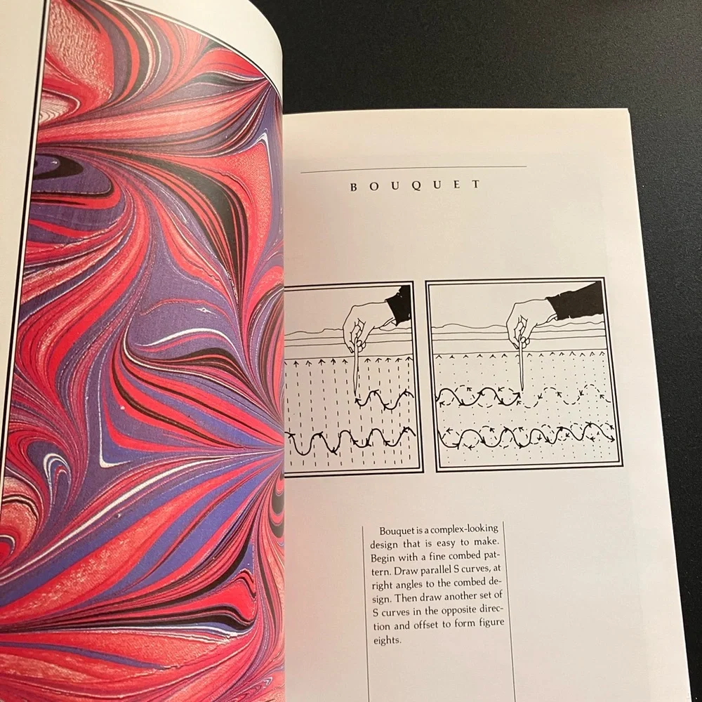 Marbling on Fabric Book Craft How To Upcycle Embellish Project Art Instruction